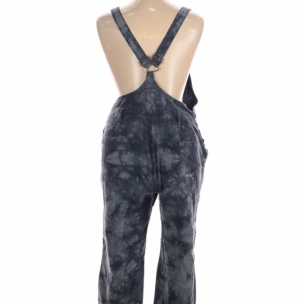 Anthropologie Tie-Dye Jumpsuit in Black and Gray